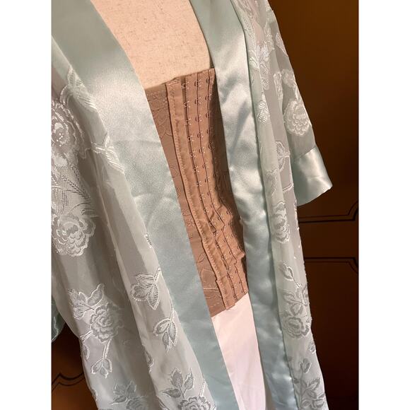 Vintage robe in ice blue, one size - Picture 4 of 5